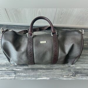 Salvatore Ferragamo Brown Duffle Bag
